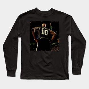 Dennis Rodman #10 of The San Antonio Spurs Long Sleeve T-Shirt